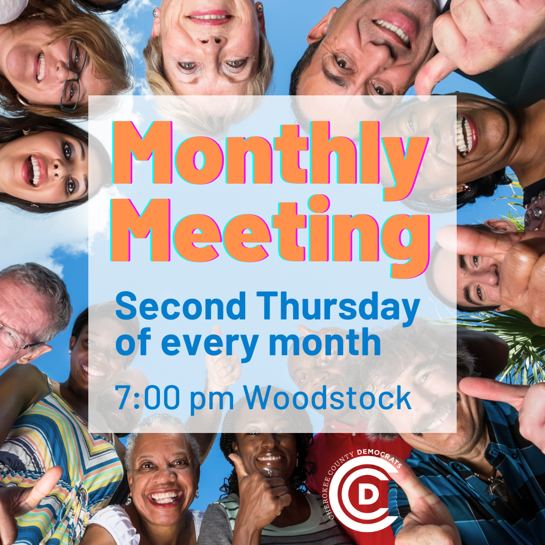 Monthly Meeting Second Thursday of every month. 7 pm. Woodstock