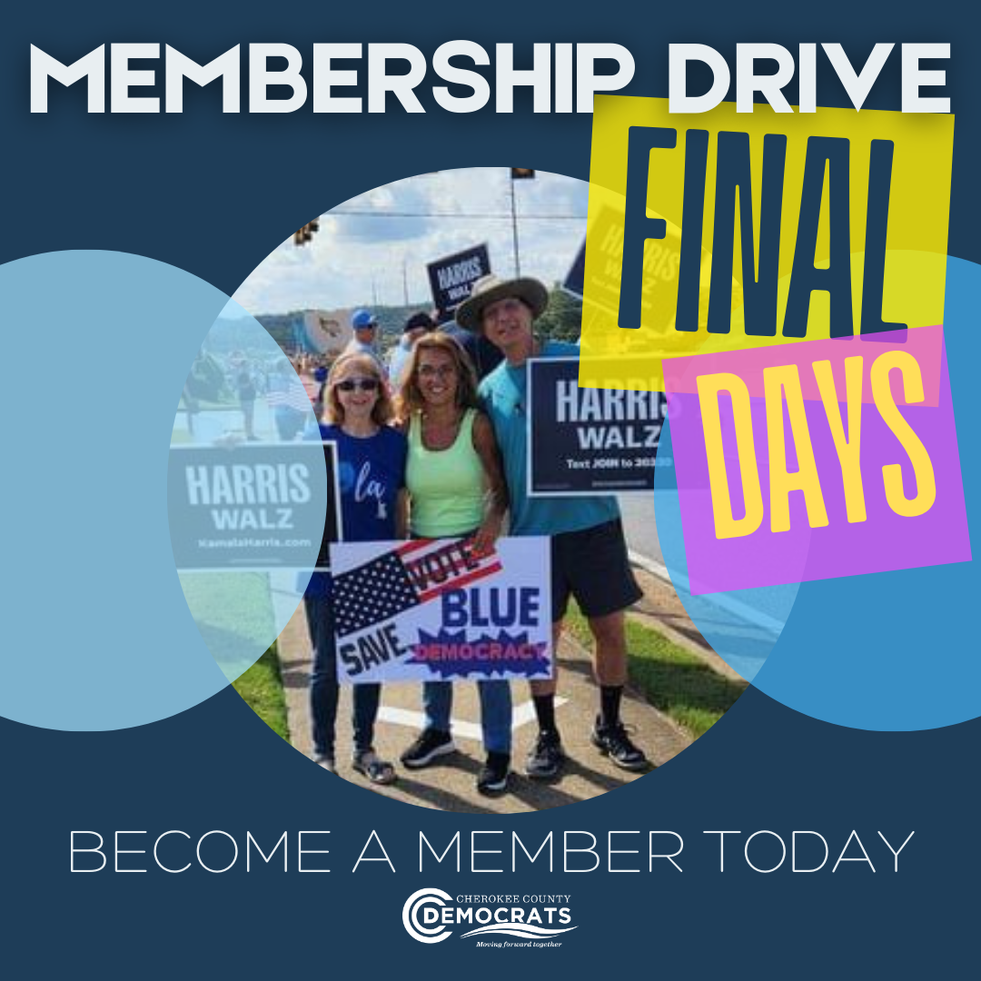 Membership drive FINAL DAYS