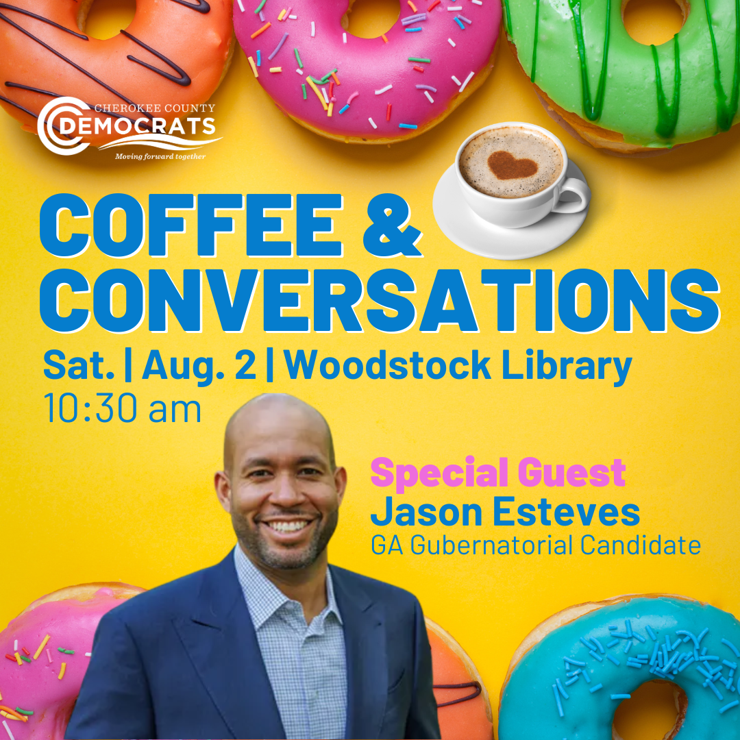 August 2, Coffee & Conversations with Jason Esteves