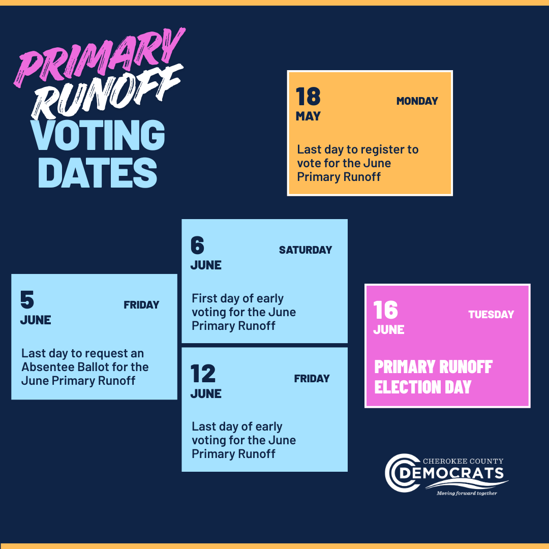 June Runoff Election Information